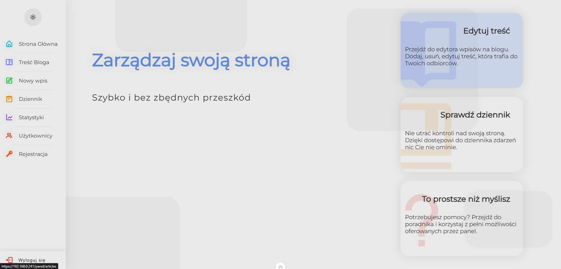 application preview